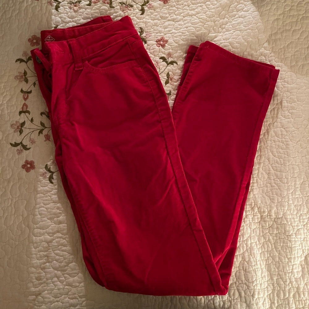 Red Corduroy Jeans